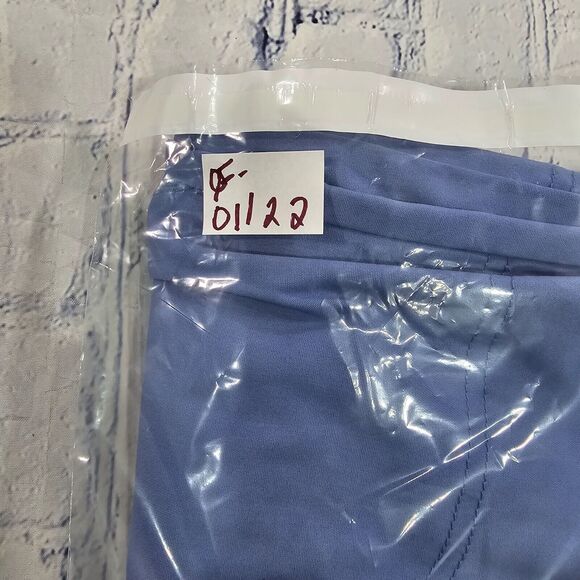 Code Happy Bliss Certainty Mid Rise Flare Drawstring Blue Scrub Pants WOMENS XL - Picture 11 of 11